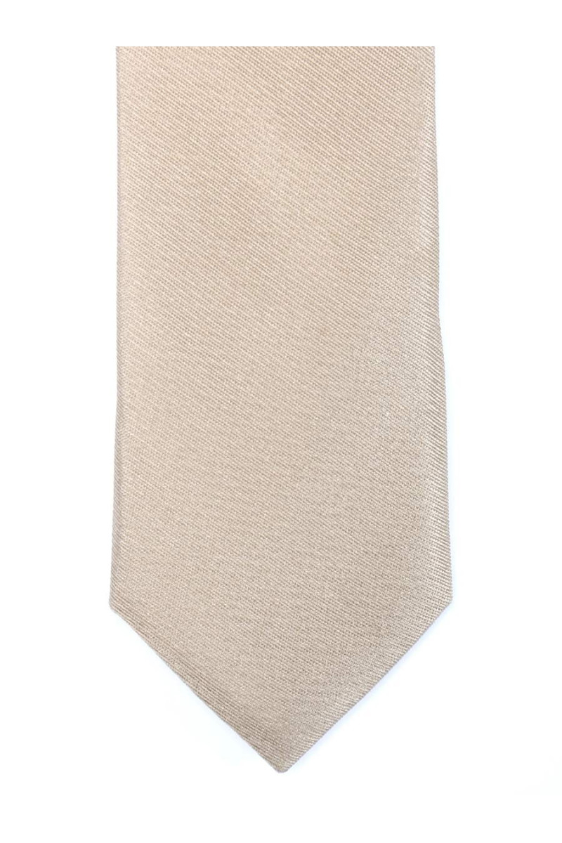 Thin tie in pure silk smooth