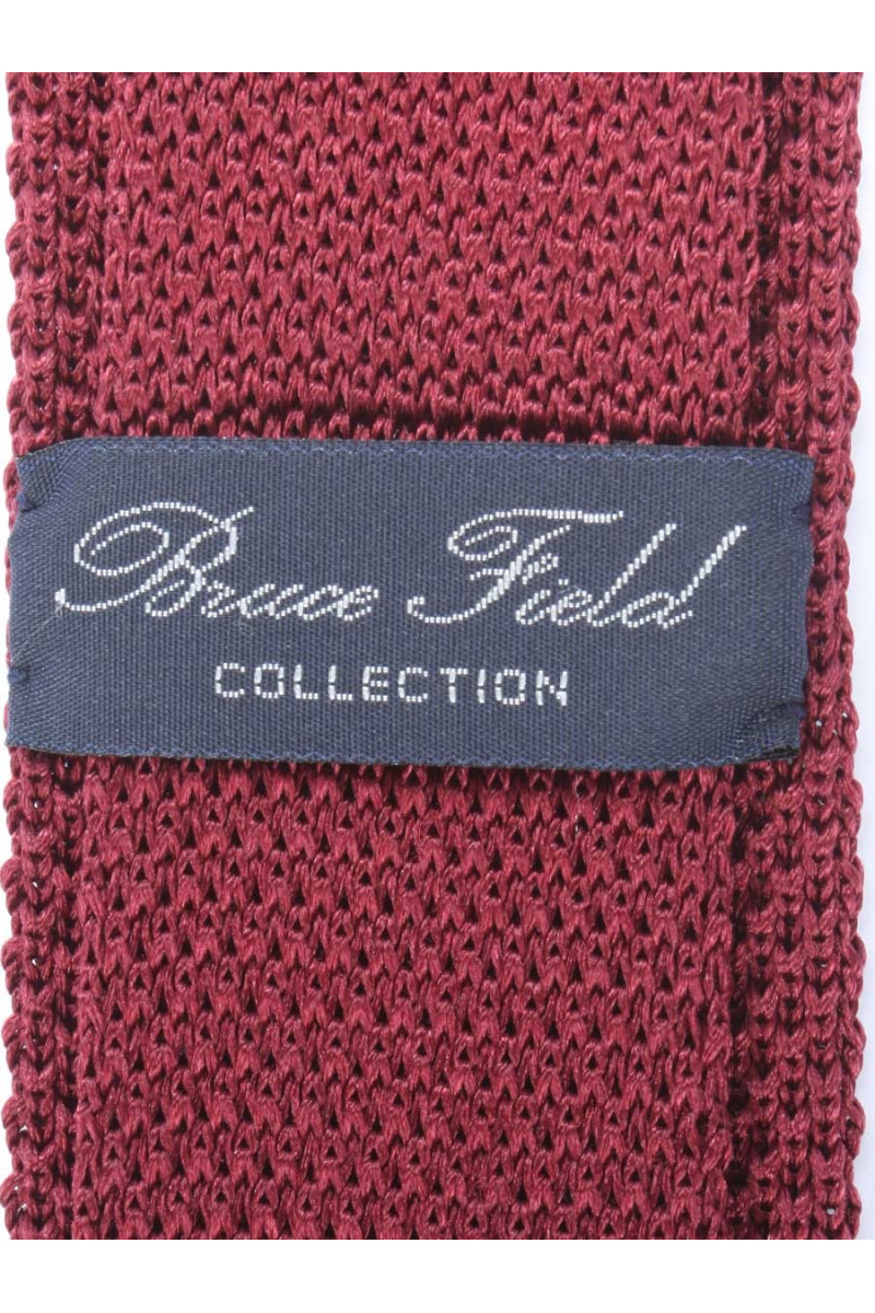 Cravate fine en maille tricot de pure soie