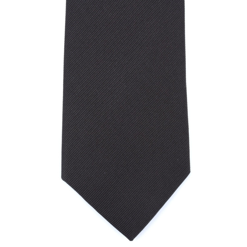 Tie pure silk fine rib