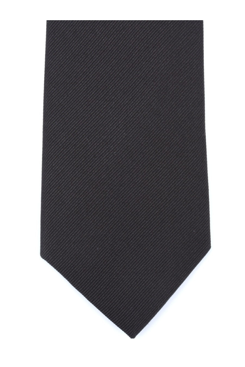 Tie pure silk fine rib