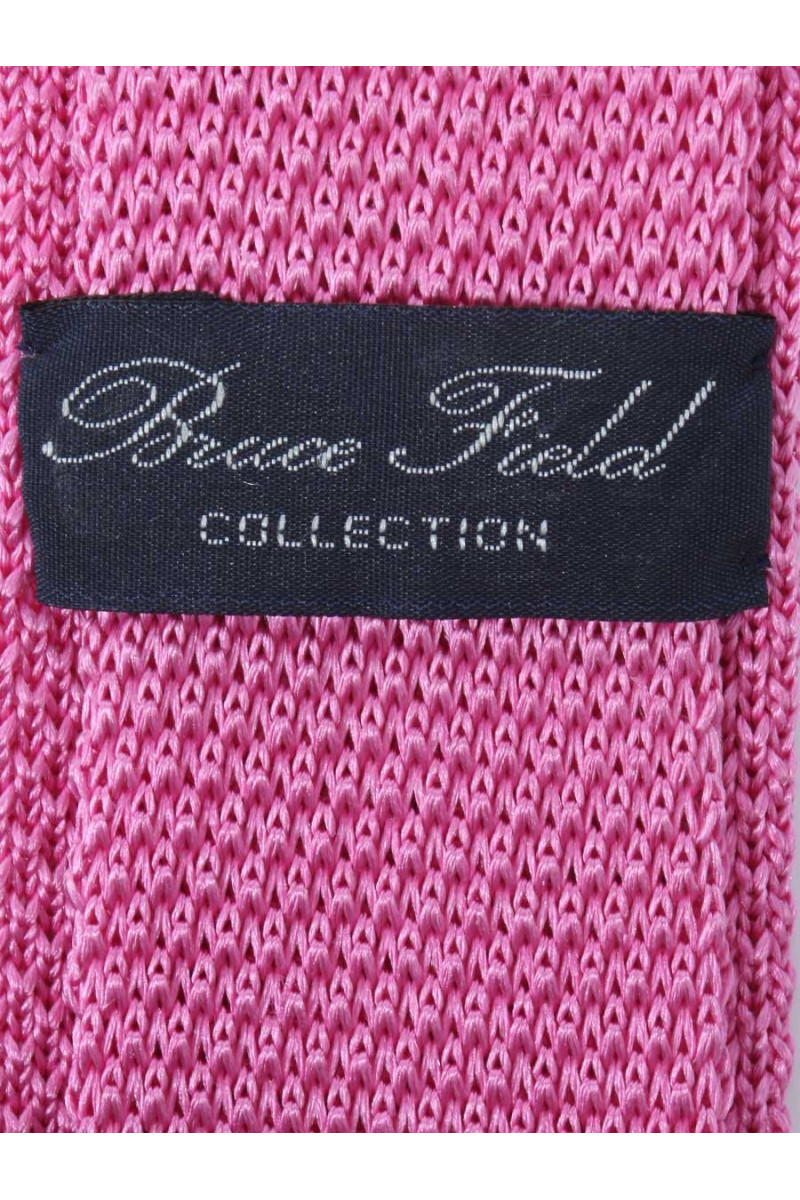 Cravate fine en maille tricot de pure soie