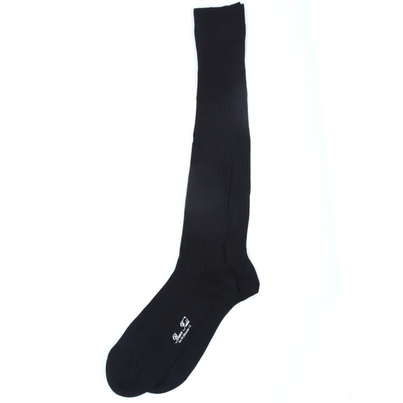 Chaussettes hautes homme en fil d'Ecosse 100% coton