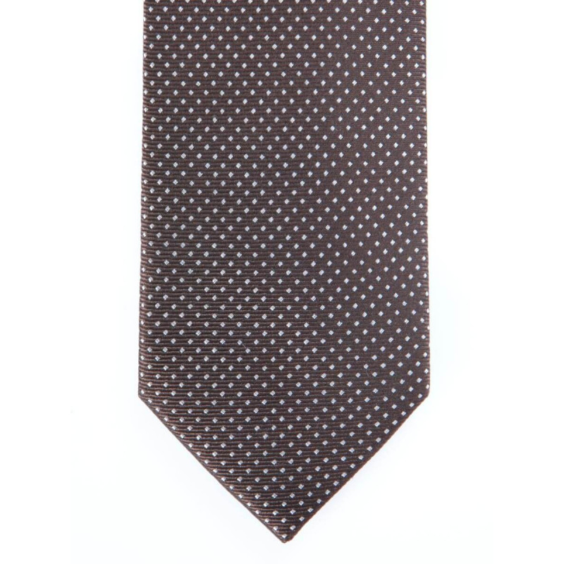 Tie in pure silk square bullets