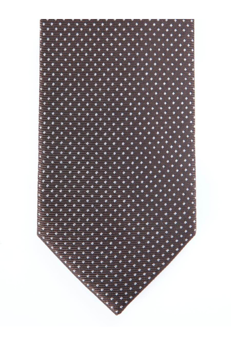 Tie in pure silk square bullets