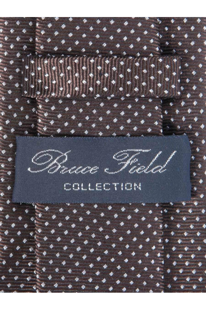 Tie in pure silk square bullets