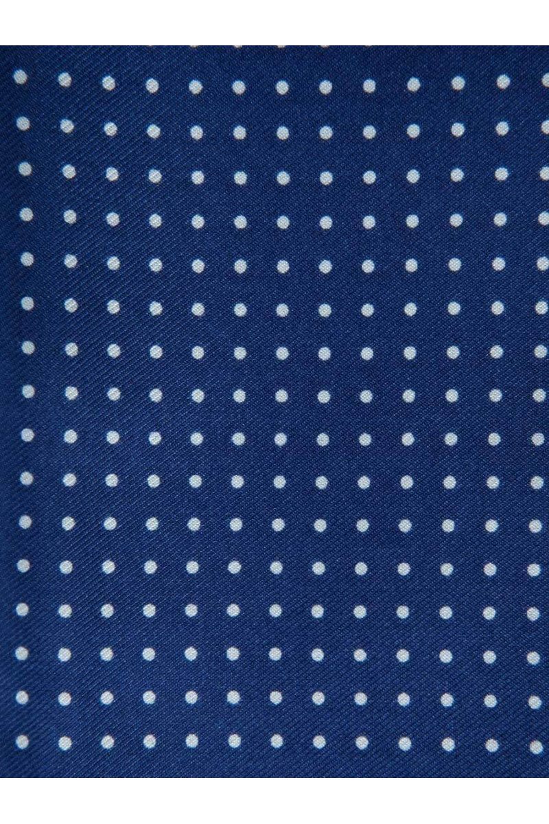 Scarf in pure silk polka dot