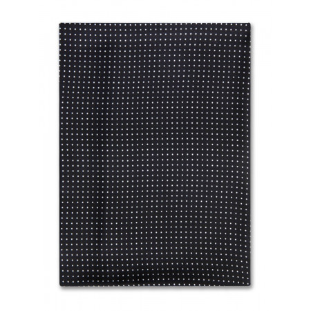 Scarf in pure silk polka dot