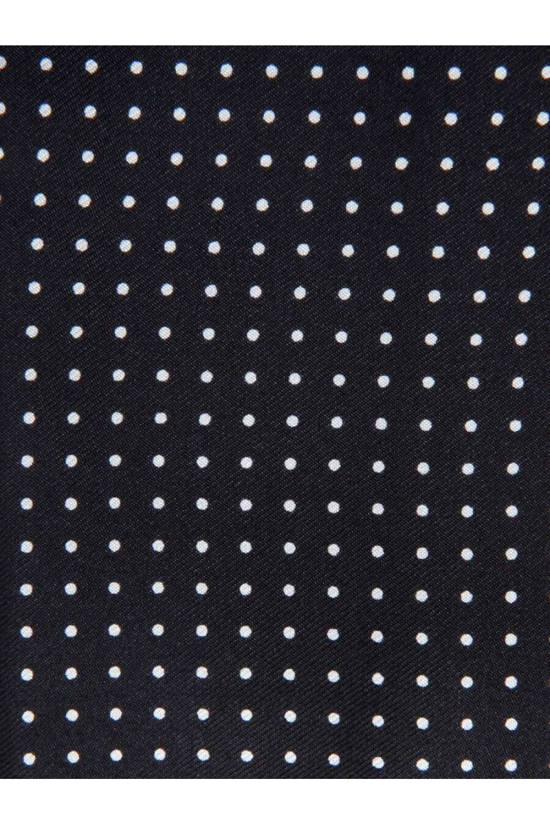 Echarpe en pure soie à petits pois