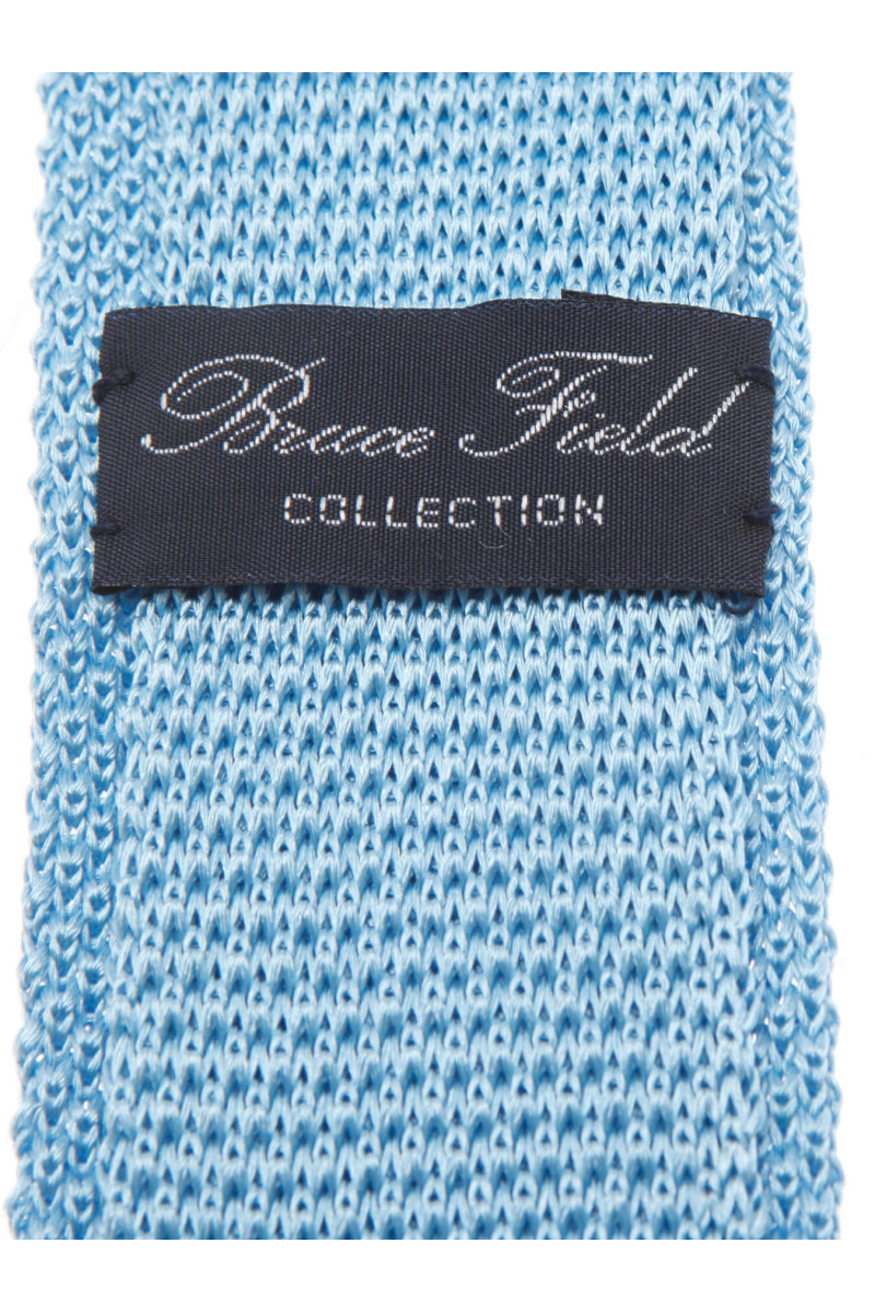 Cravate fine en maille tricot de pure soie