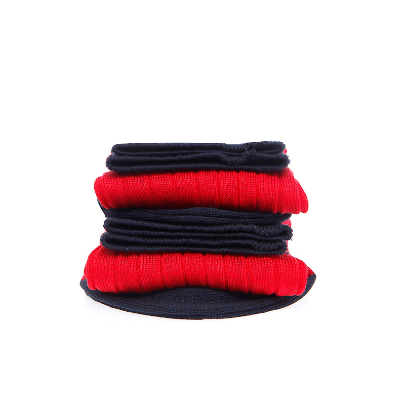 Chaussettes homme fil d'Ecosse 100% coton rouge et marine