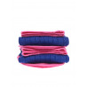 Chaussettes homme fil d'Ecosse 100% coton indigo et rose