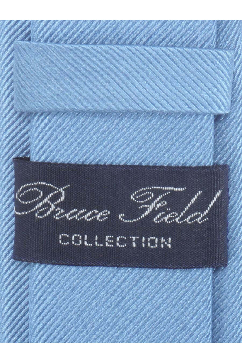 Thin tie in pure silk ribbed