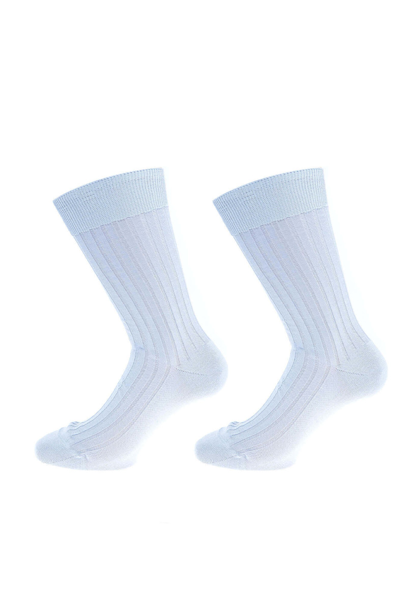 Chaussettes colorées homme en fil d'Ecosse 100% coton