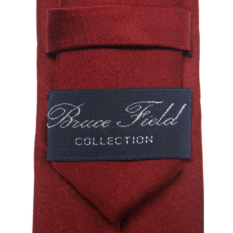 Thin tie in pure silk smooth