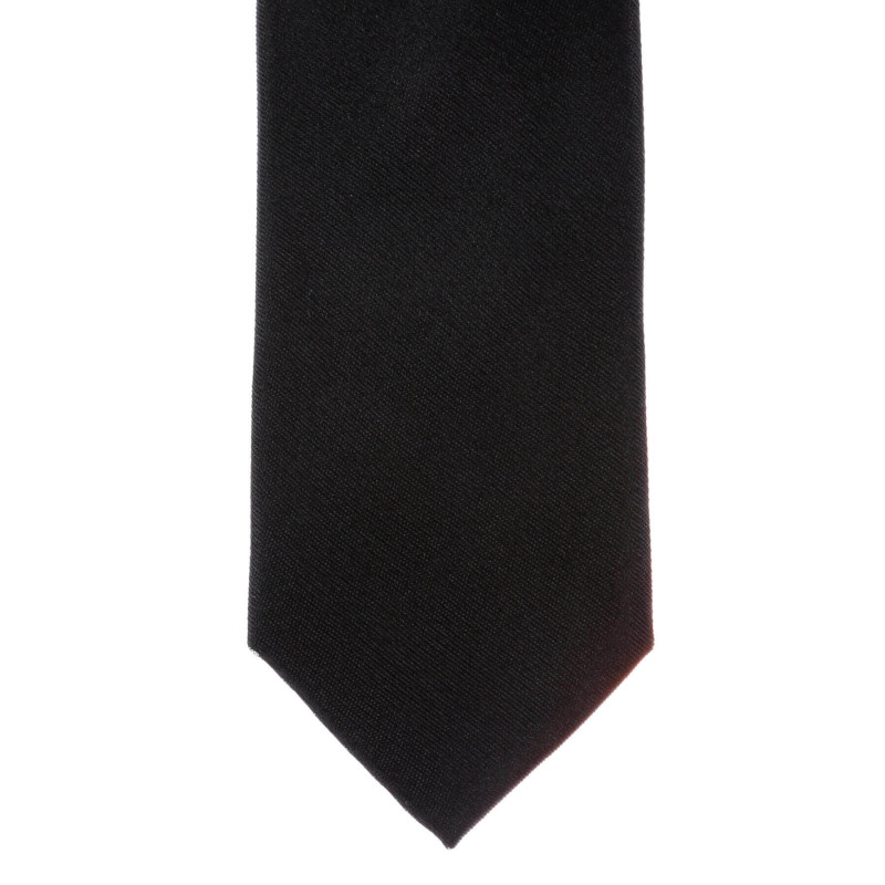 Thin tie in pure silk smooth