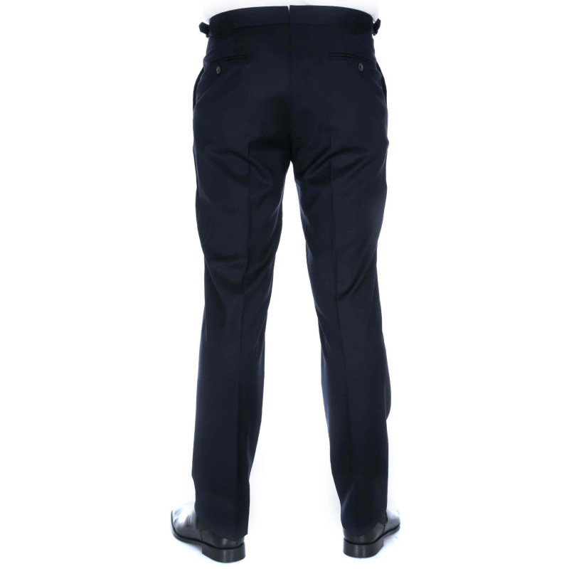 Pantalon homme tour de taille réglable en pure laine Vitale Barberis Canonico