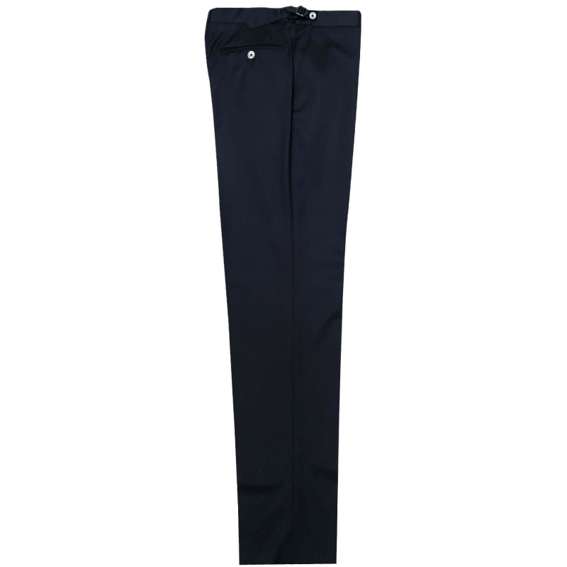 Pantalon homme tour de taille réglable en pure laine Vitale Barberis Canonico