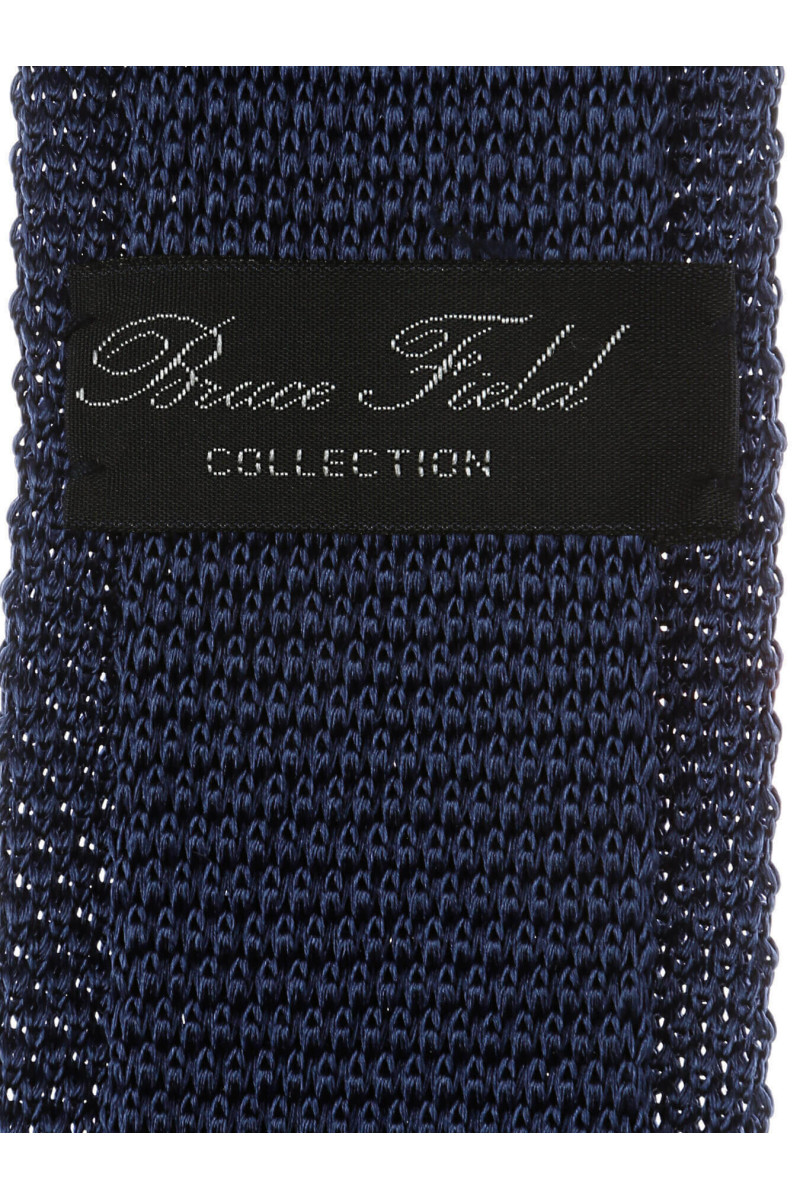 Cravate fine en maille tricot de pure soie