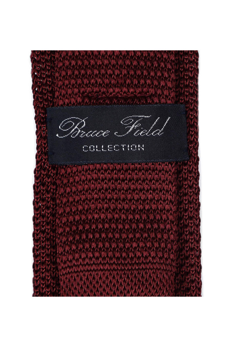 Tie fine mesh knit of pure silk polka dot