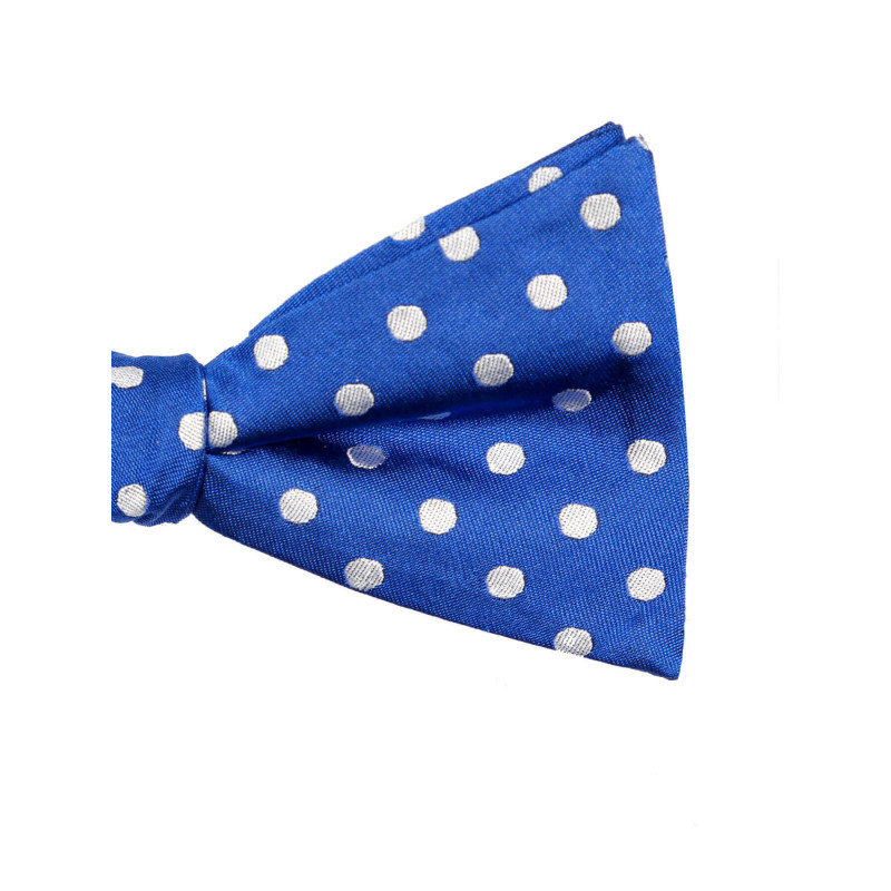 Bow tie pure silk polka dot