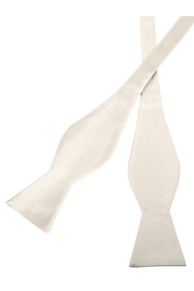 Bow tie open in pure silk