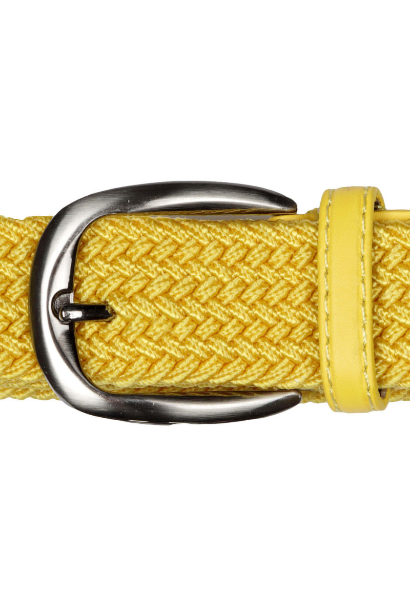 Ceinture tressée élastique