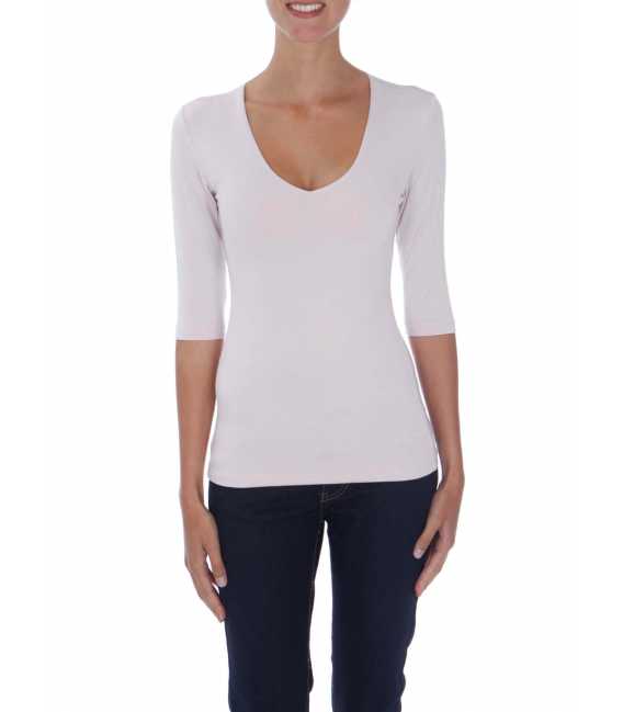  T  shirt  femme viscose stretch manches trois  quart  Bruce 