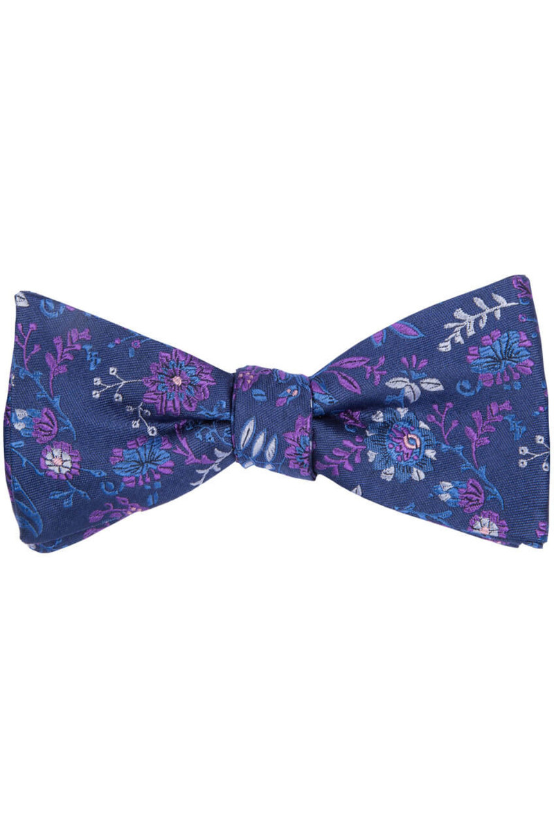 Noeud papillon fantaisie en pure soie