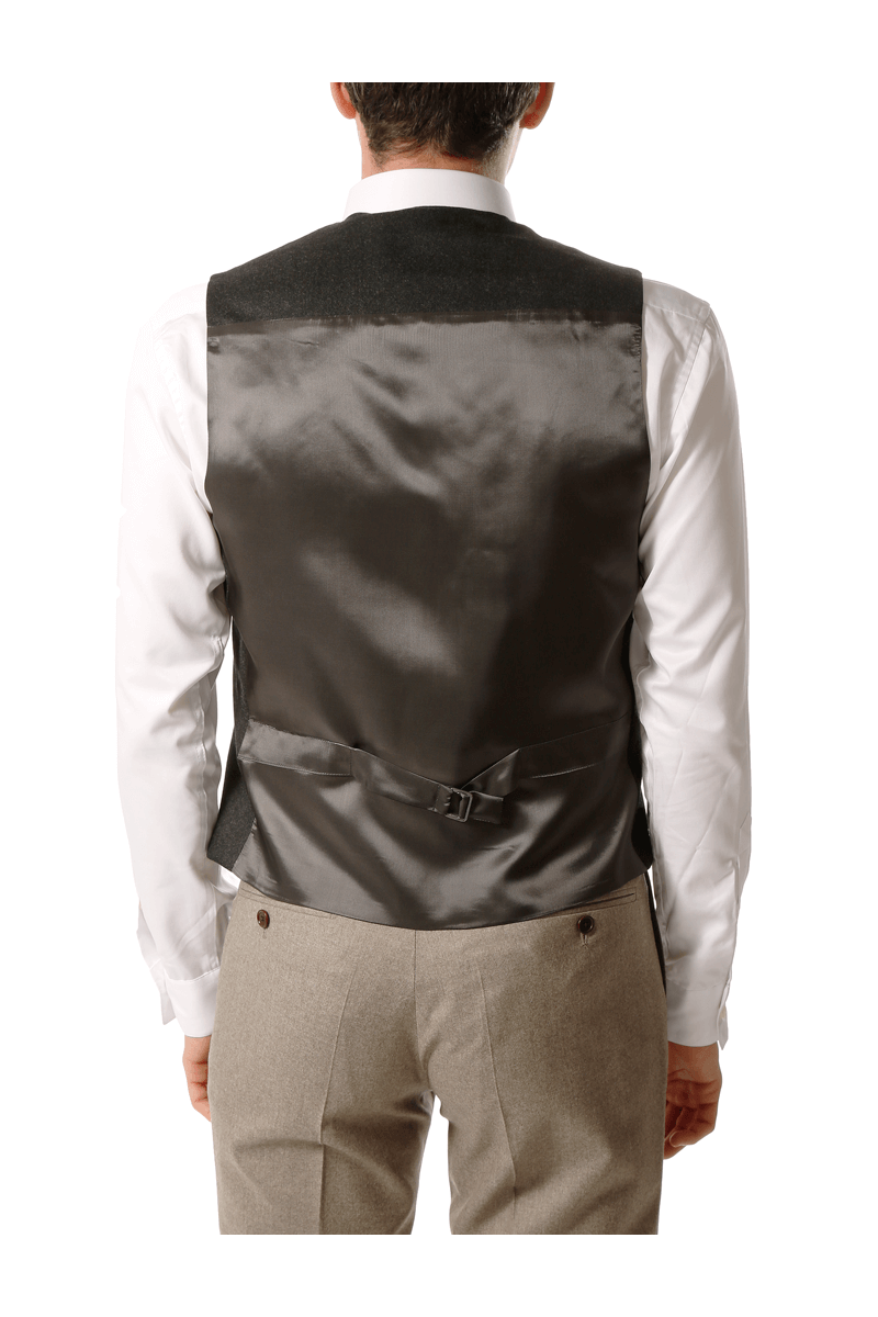 Vest man in pure flannel wool Vitale Barberis Canonico