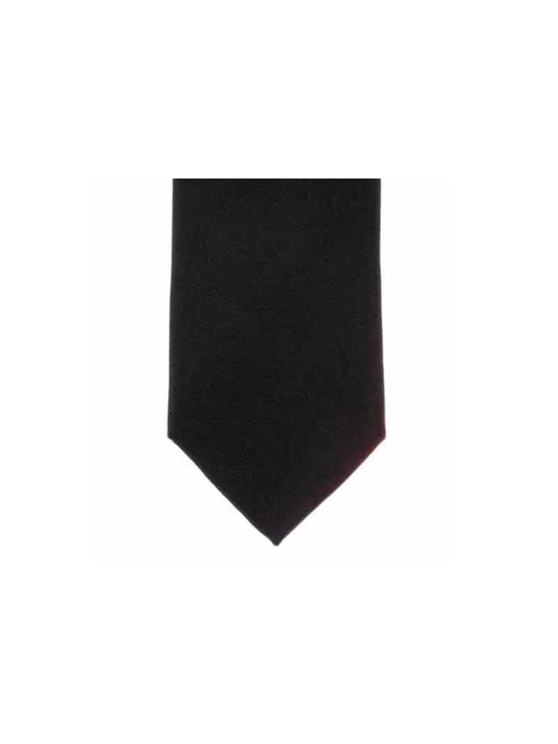 Thin tie in pure silk smooth