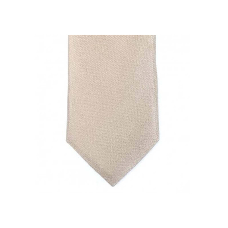 Thin tie in pure silk smooth