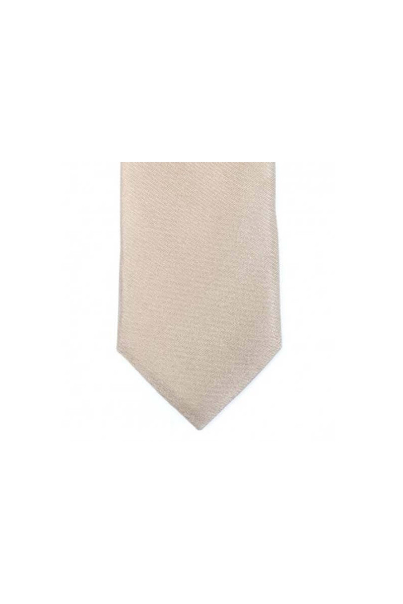 Thin tie in pure silk smooth
