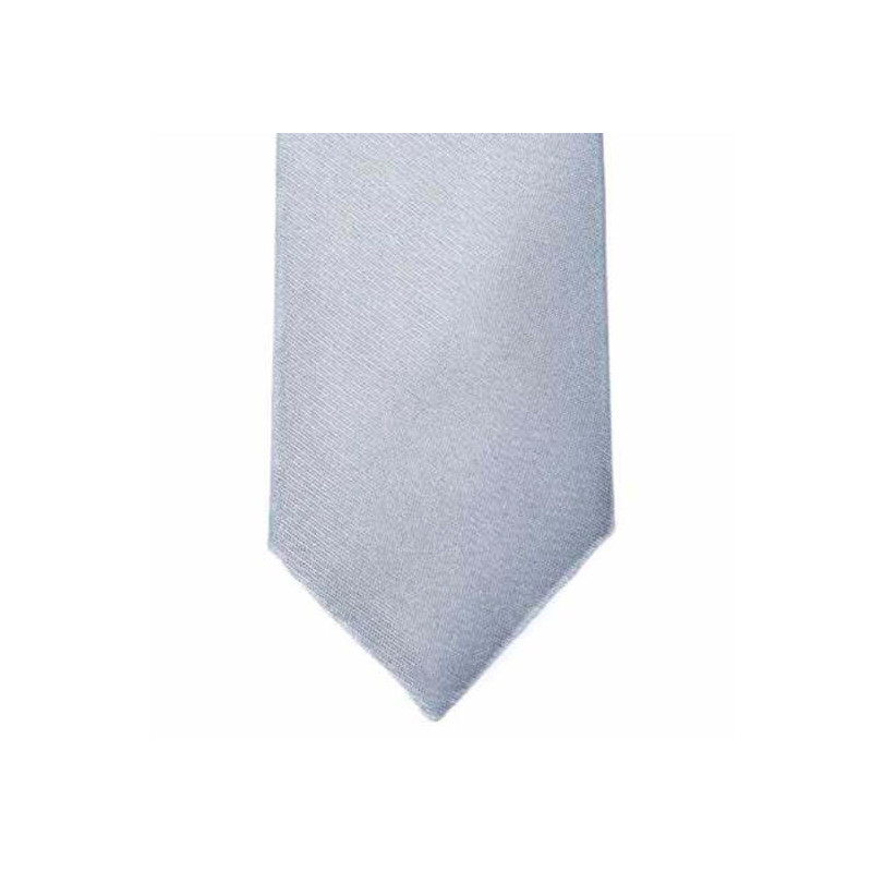 Thin tie in pure silk smooth