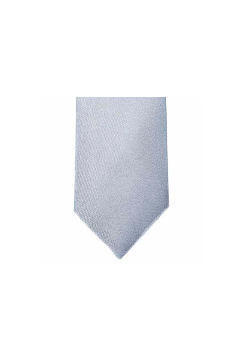 Thin tie in pure silk smooth