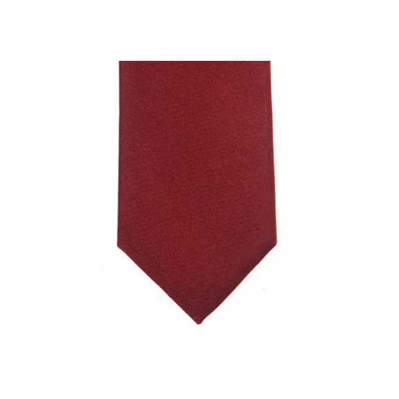 Thin tie in pure silk smooth