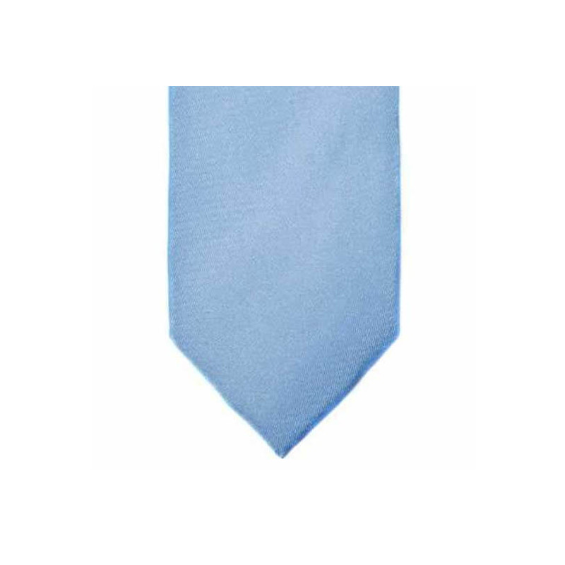 Thin tie in pure silk smooth