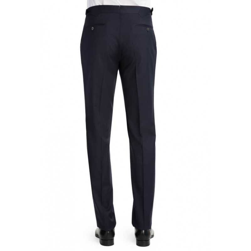 Pantalon homme tour de taille réglable en pure laine Vitale Barberis Canonico