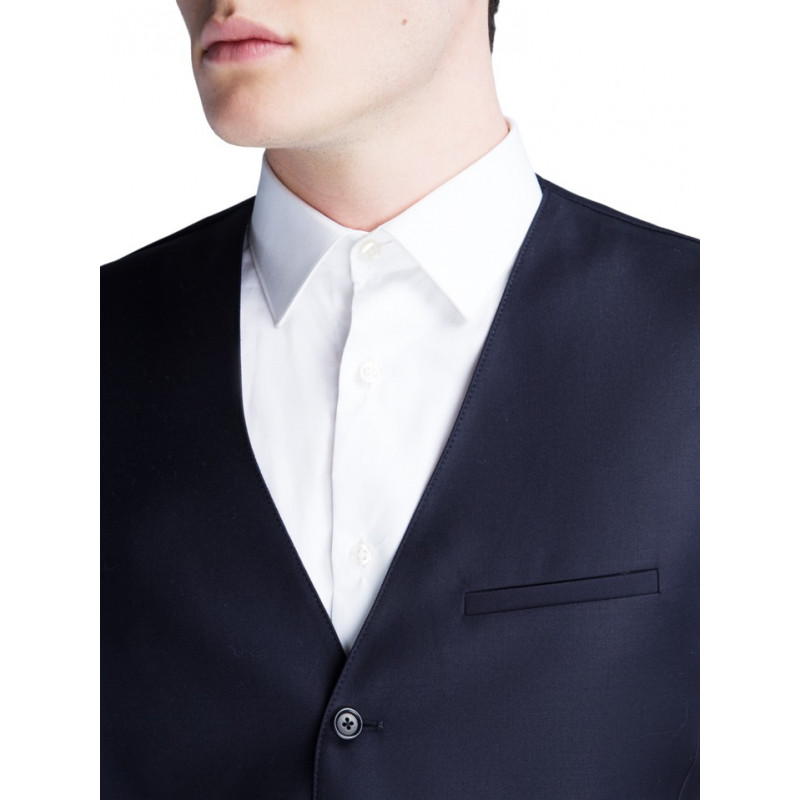 Gilet trotteur en pure laine Super 110's Vitale Barberis Canonico