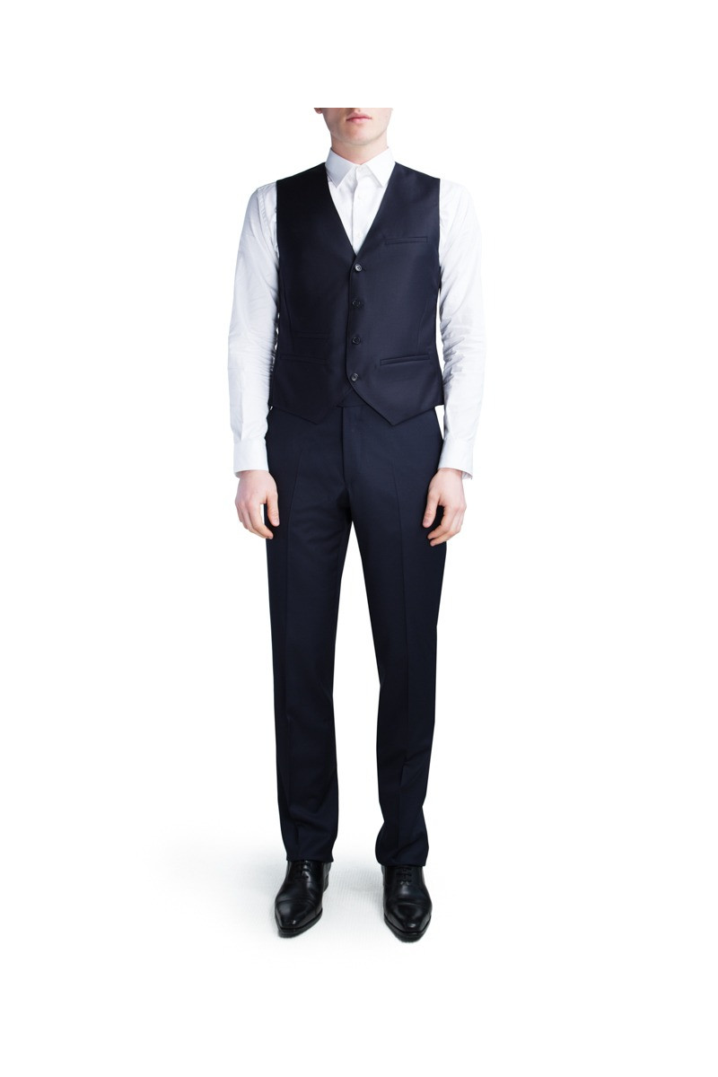 Gilet trotteur en pure laine Super 110's Vitale Barberis Canonico