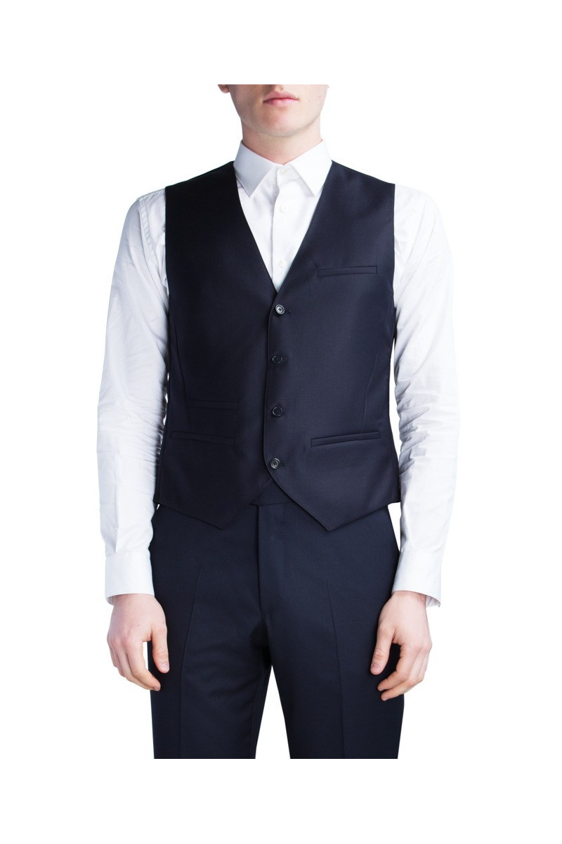Vest trotter in pure wool Super 110's Vitale Barberis Canonico