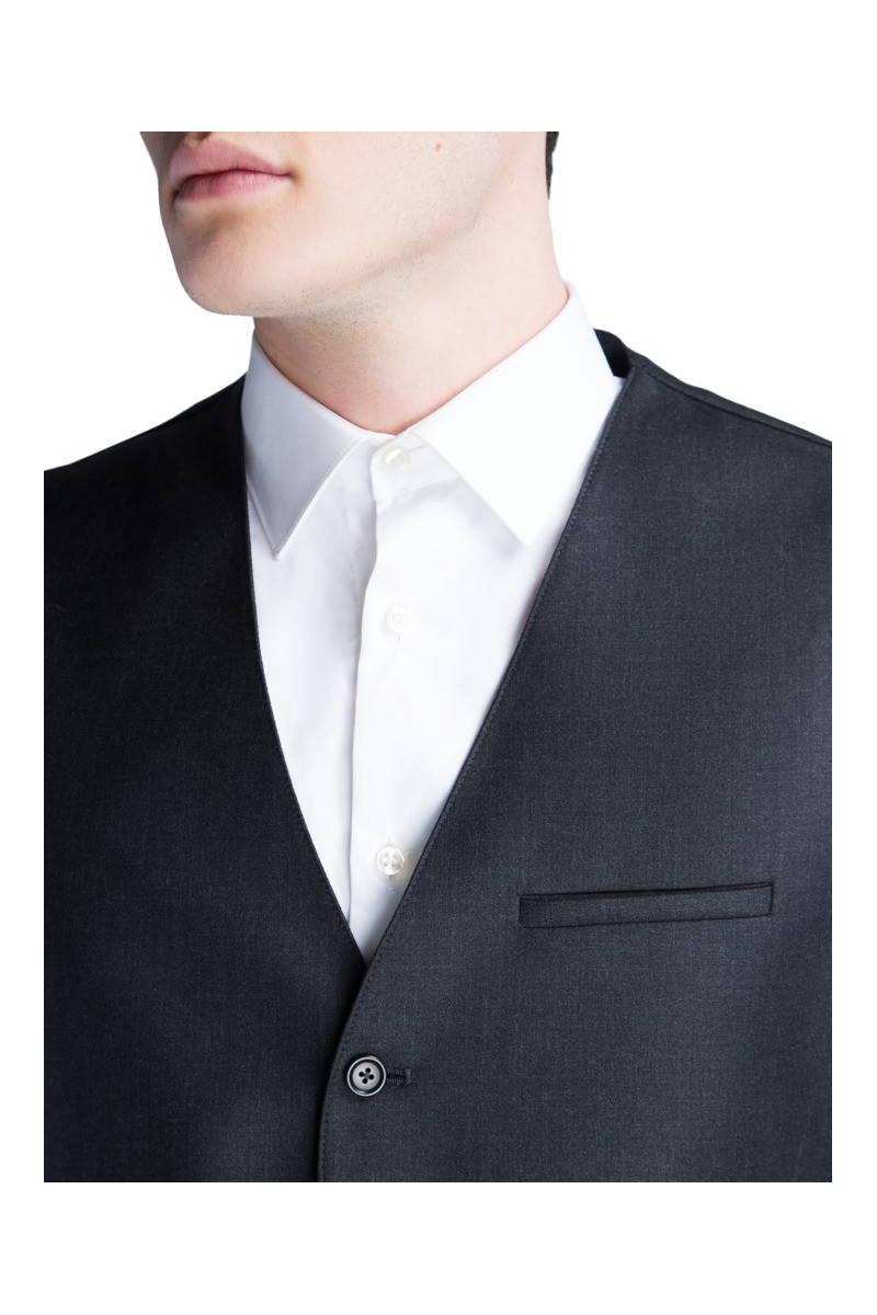 Gilet trotteur en pure laine Super 110's Vitale Barberis Canonico