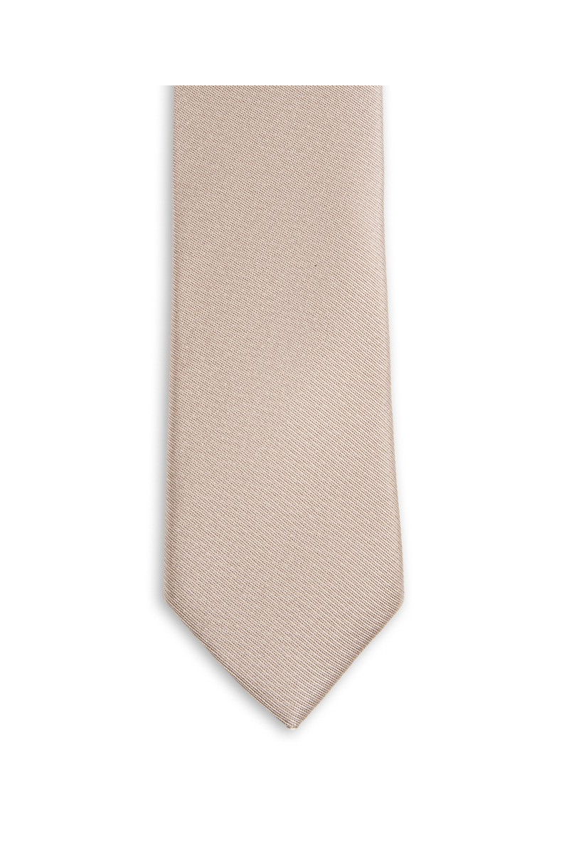 Thin tie in pure silk smooth