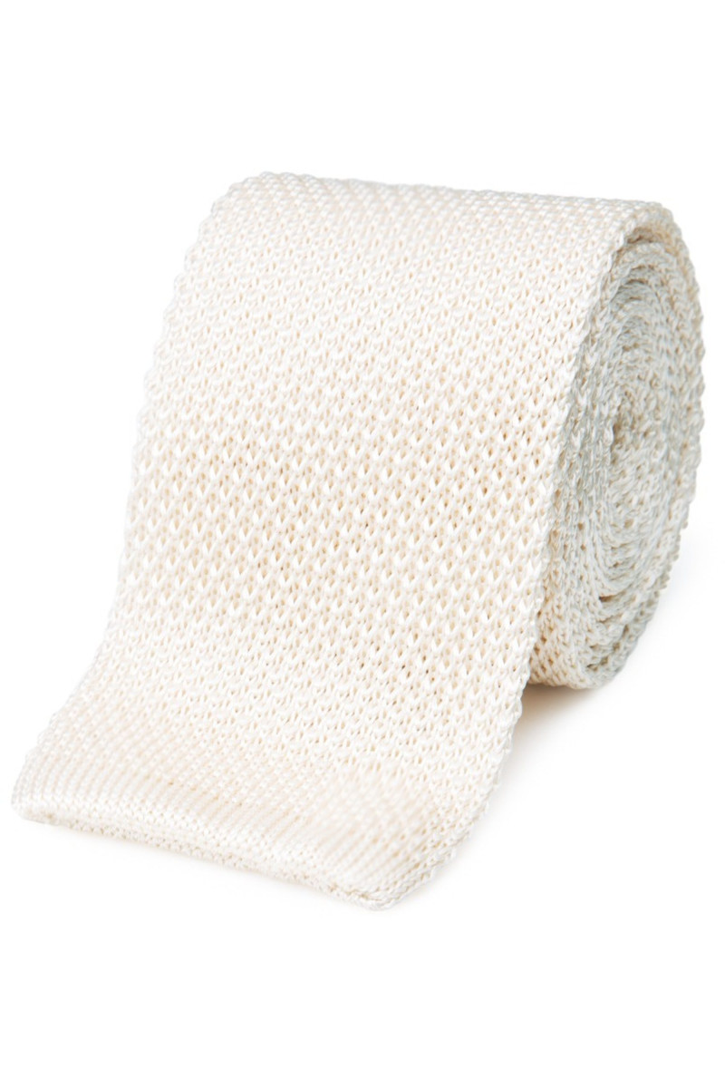 Tie fine mesh knit of pure silk