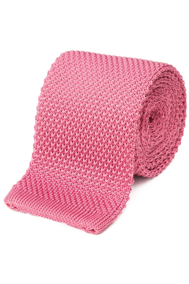 Tie fine mesh knit of pure silk