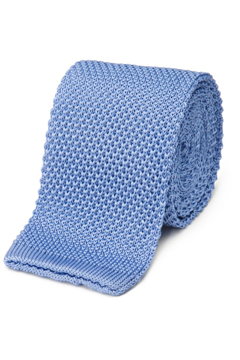 Tie fine mesh knit of pure silk