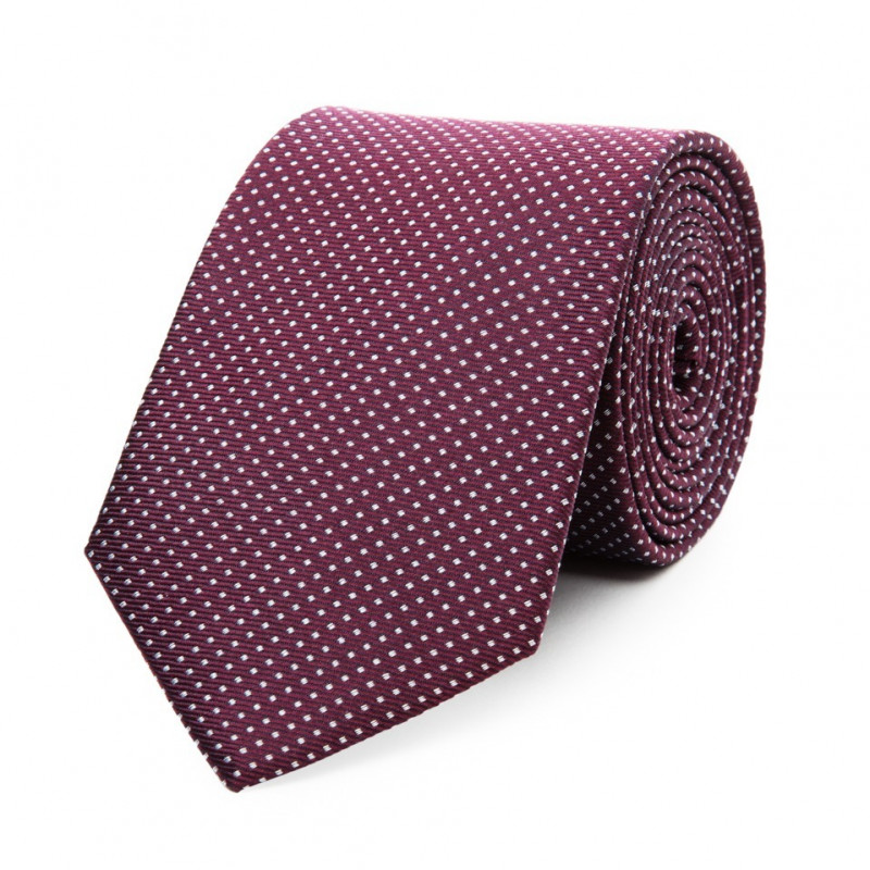 Tie in pure silk square bullets