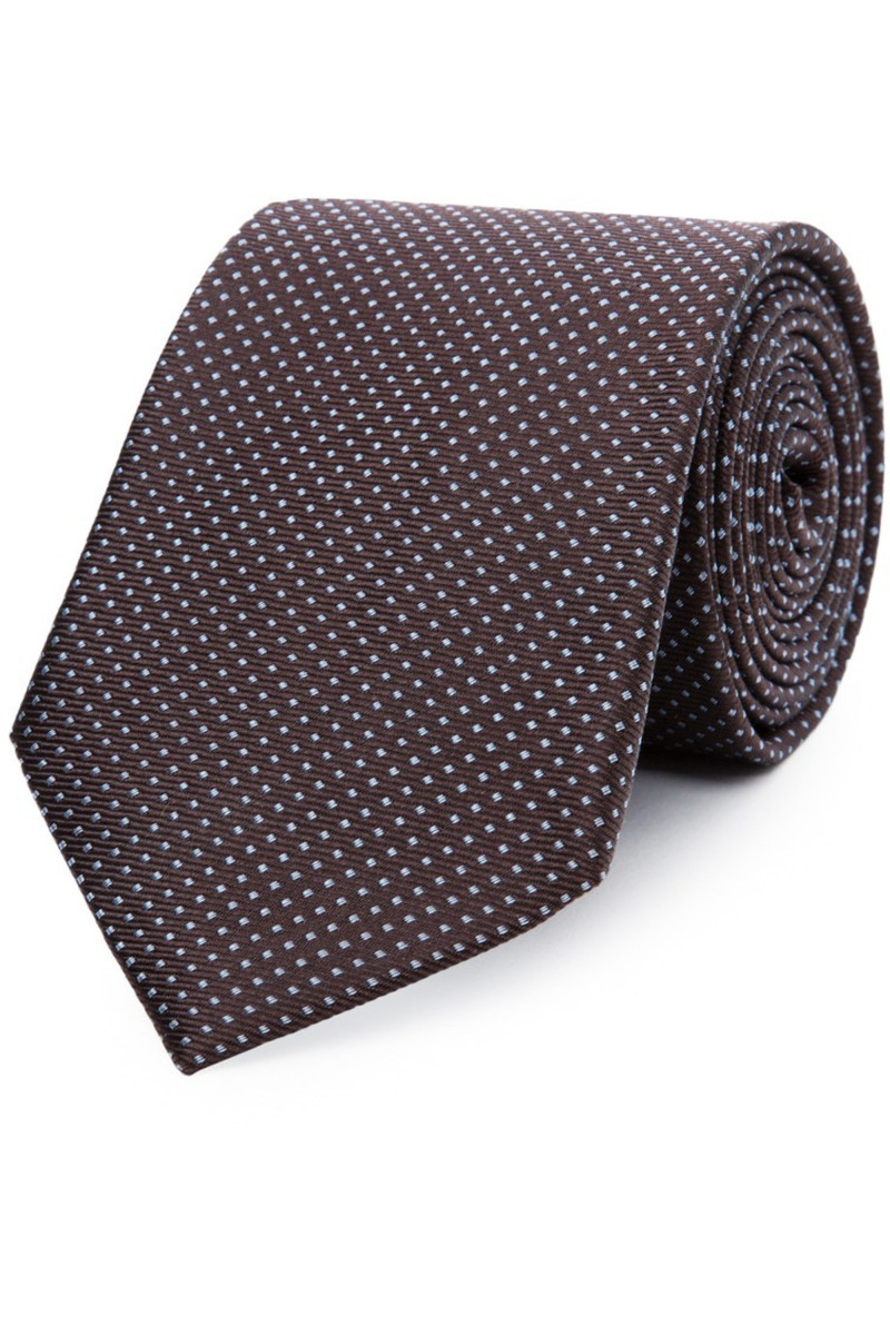 Tie in pure silk square bullets