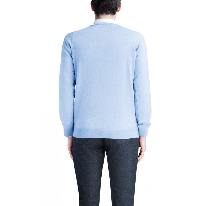 Pull homme col V 100% laine Mérinos extra fine