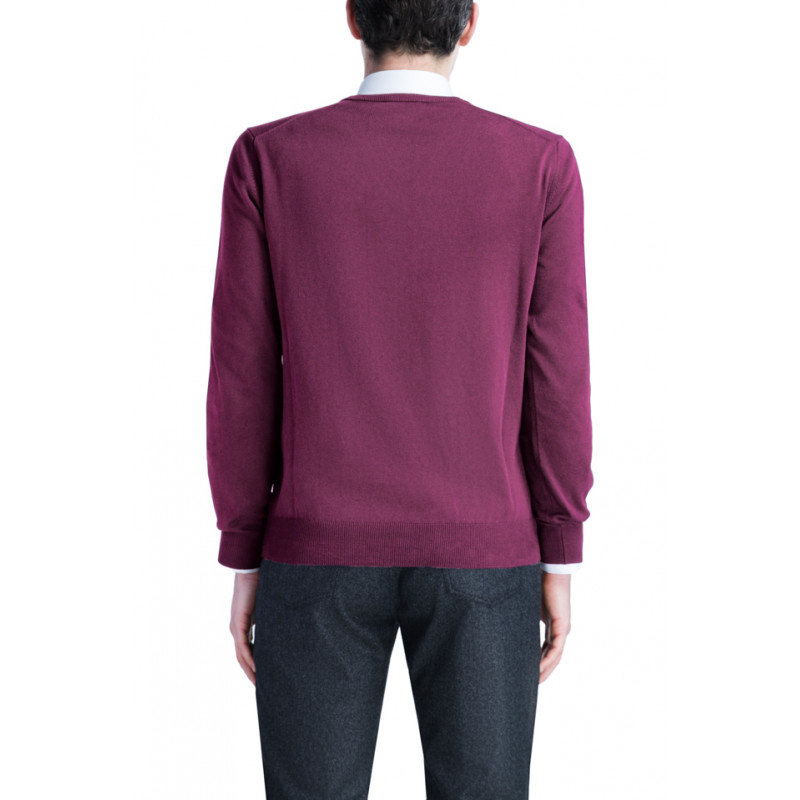 Pull homme col V 100% laine Mérinos extra fine