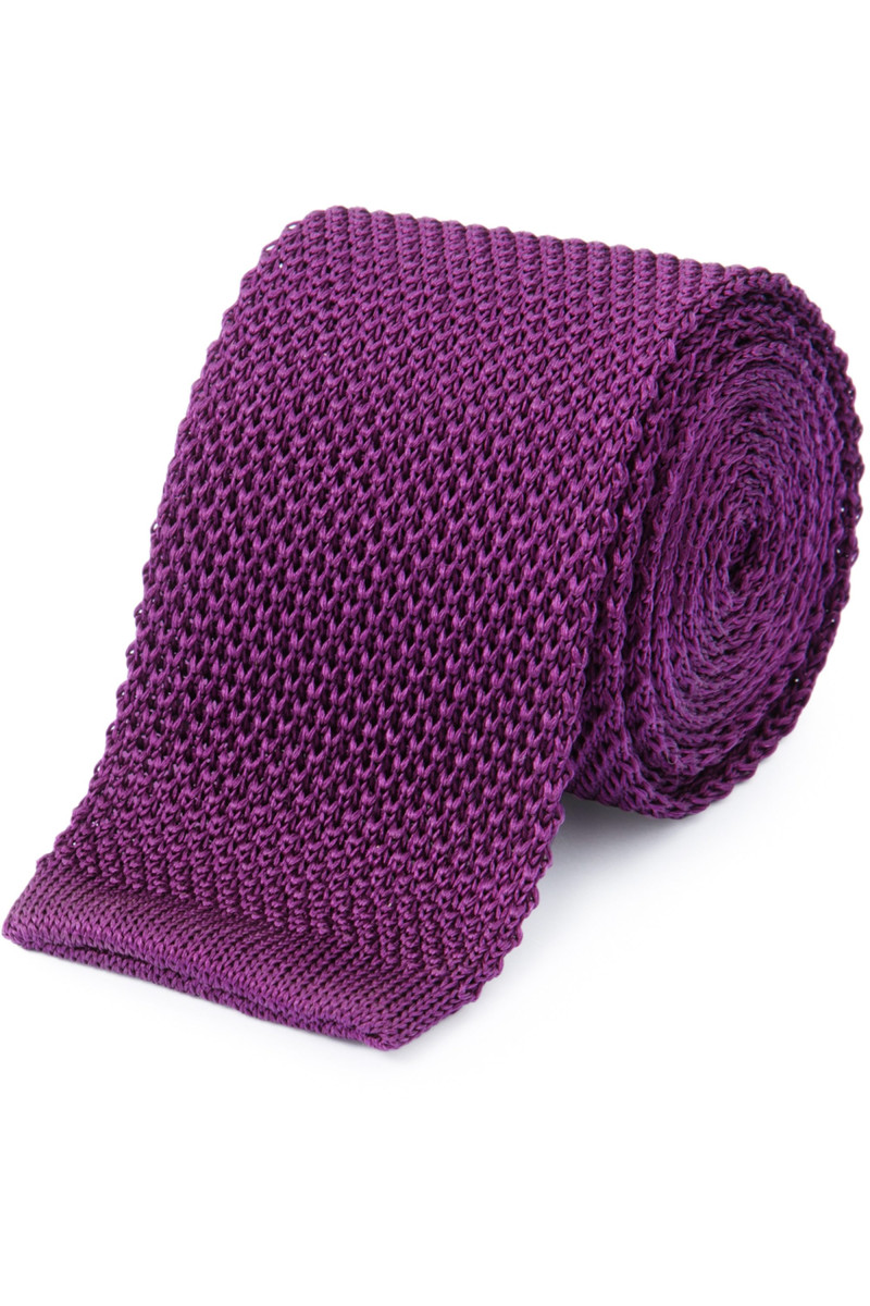 Tie fine mesh knit of pure silk